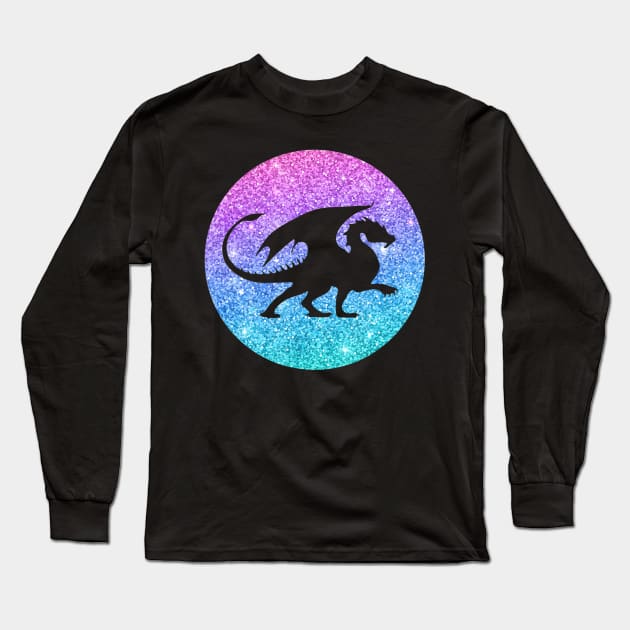 Cute Trendy Dragon Long Sleeve T-Shirt by Zak N mccarville